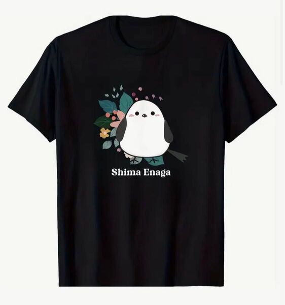 シマエナガ 半袖Tシャツ Lサイズ