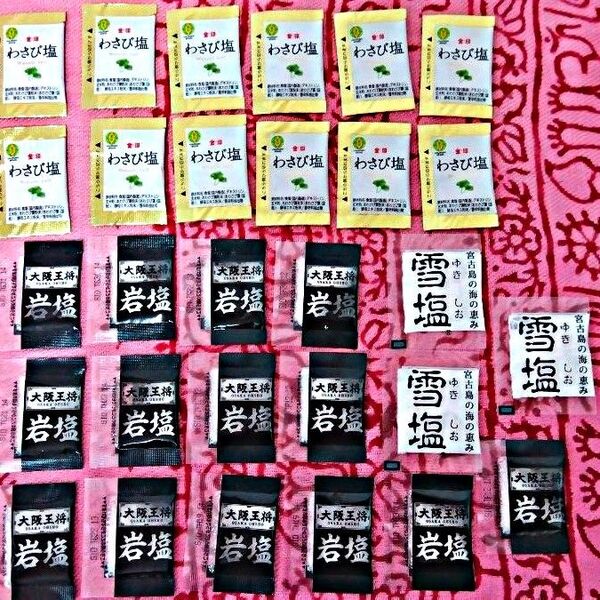 わさび塩 岩塩 雪塩 宮古島の海の恵み 小袋 調味料 塩 セット