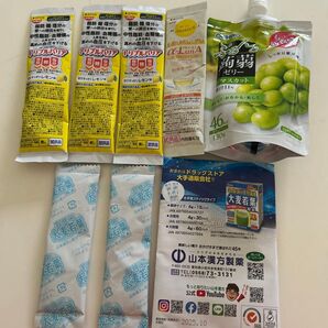 健康食品等 7点 健康ドリンク トリプルバリア 大麦若葉 こんにゃくゼリーお試しセット
