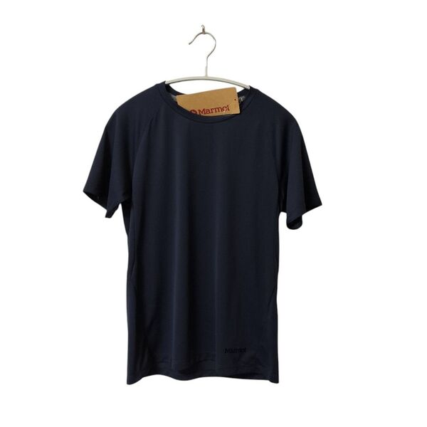 【新品】Marmot Ws Climb Skin H/S Crew L ネイビー