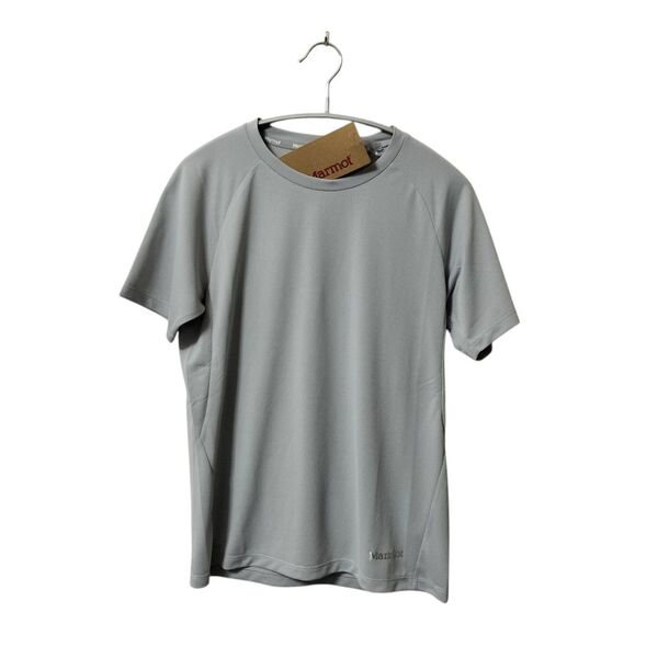 【新品】Marmot Ws Climb Skin H/S Crew L グレー