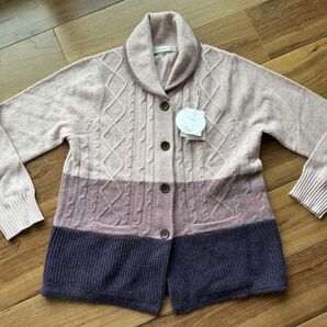 カシミヤ混 ニットカーディガン ジャケット カーディガン