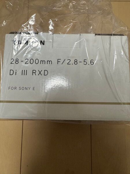 【新品未使用】TAMRON ソニー Sony Eマウント用 28-200mm F/2.8-5.6 Di III RXD 店舗印あり