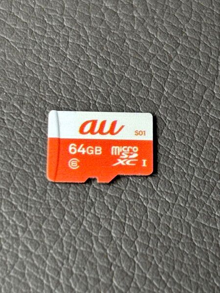*中古 au+1 collection microSDXCメモリカード 64GB