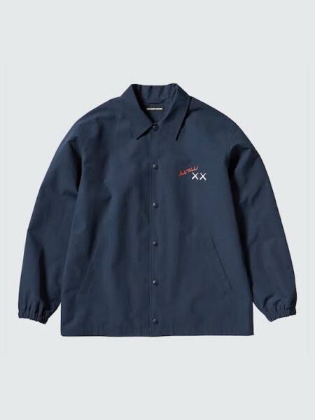 【新品】UNIQLO×KAWS×WARHOL ナイロン コーチジャケット 紺