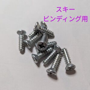 新品 スキービンディング用ネジ ポジ規格 5.5x21mm 10個 皿ビス