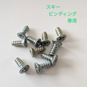 新品 スキービンディング用ネジ ポジ規格 5.5x14mm 10個 皿ビス