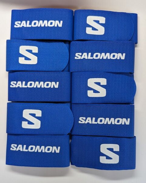 SALOMONサロモン スキーバンド スキーストラップベルクロ5セット(10個)