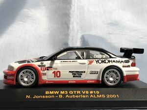 イクソ製　BMW M3 GTR V8 2001年 ALMS 1/43