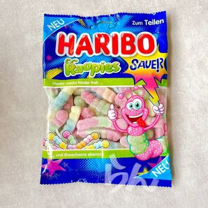 HARIBO【日本未販売】Raupies saver 160g サワーグミ ハリボー グミ