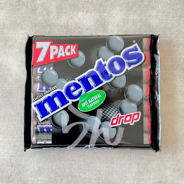 mentos【日本未販売】drops メントス ドロップス リコリス 7本セット