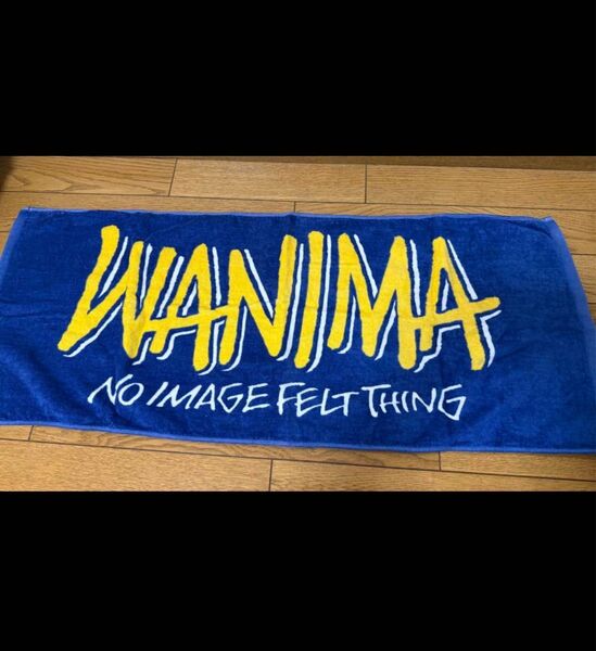 WANIMA ツアータオル ブルー タオル マフラータオル