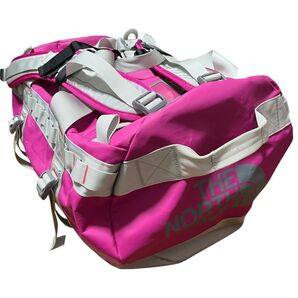 ノースフェイス トラベルツールバッグ S ピンク×グレー BCダッフルバッグ ユニセックス