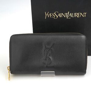 新品未使用 Yves Saint Laurent 長財布 YSL ラウンド