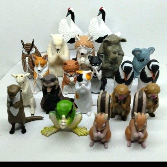 合掌5拝 動物 アニマル フィギュア ガチャ エール まとめ売り