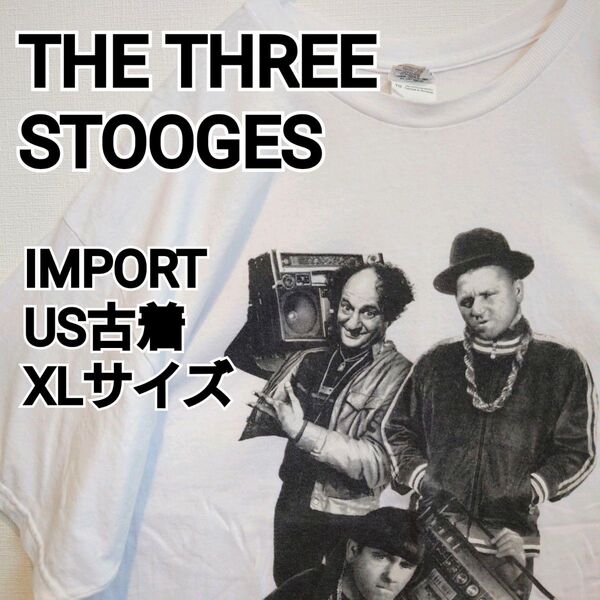 古着 ムービーT The Three Stooges ゆるダボ ビッグシルエット