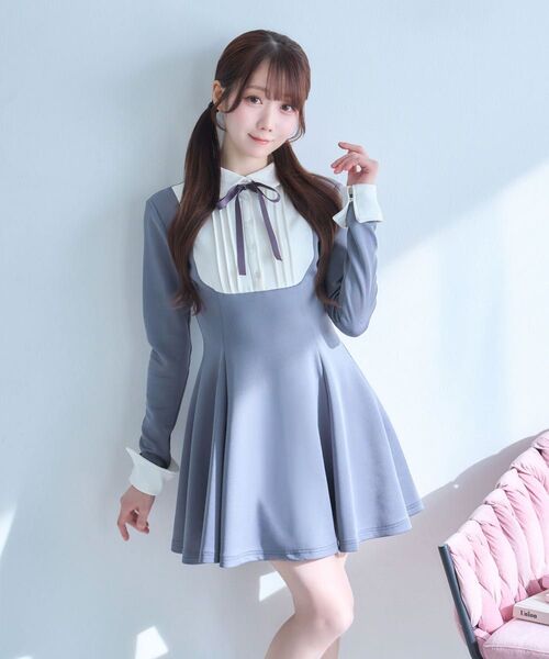 Rose Muse ロゼミューズ maid like mini dress ワンピース
