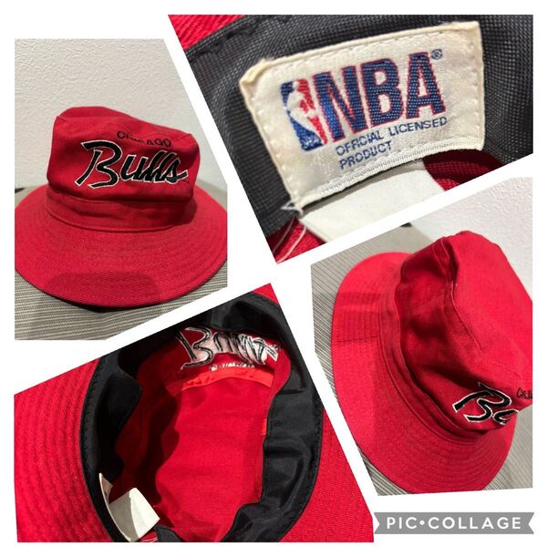シカゴブルズ バケットハット Chicago Bulls NBA