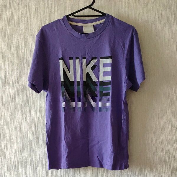 NIKE 半袖Tシャツ パープル M 綿100%