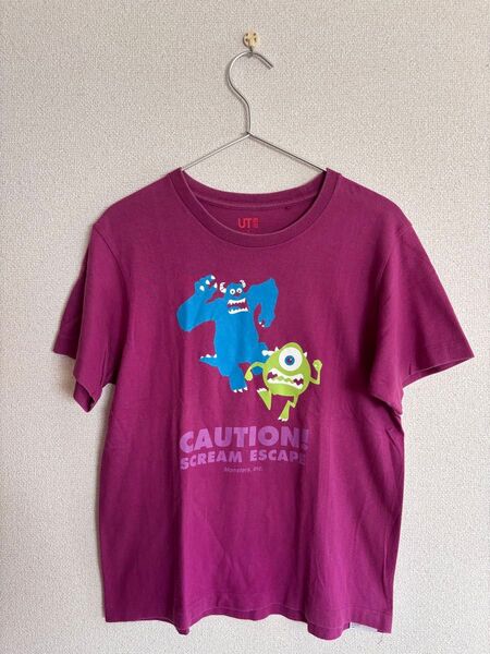 ユニクロ UTコレクション×ディズニー モンスターズインク マイク サリー コットン半袖Tシャツ ユニセックス S