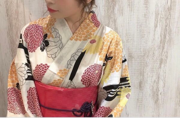 古典菊の浴衣セット