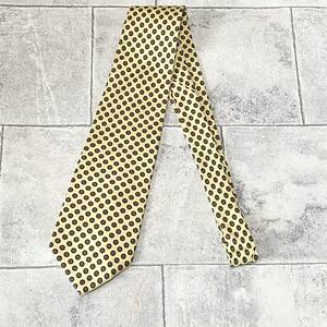 J.CREW ジェイクルー ネクタイ イエロー アメリカ製 シルク100％ 220042903