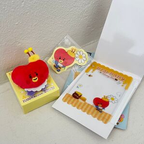 TATA - ファミリーマート限定BT21 BABY Honey bee シリーズ 2種類コンプ SET