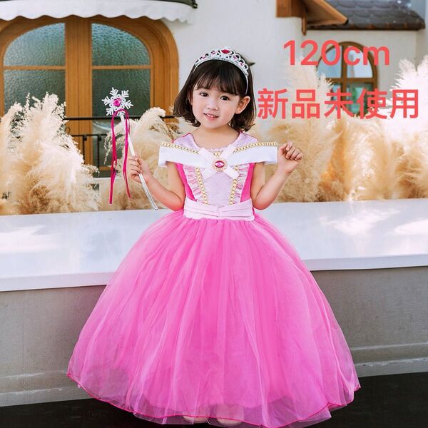 オーロラ姫ドレス 120cm 新品未使用