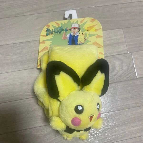 ポケモン ぬいぐるみ マフラー ピチュー 平成レトロ 当時物 レア 新品未使用 タカラトミー