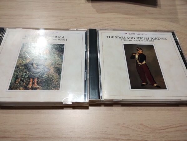CD 2枚セットCBS THE POLKA / STARS AND STRIPES FOREVER