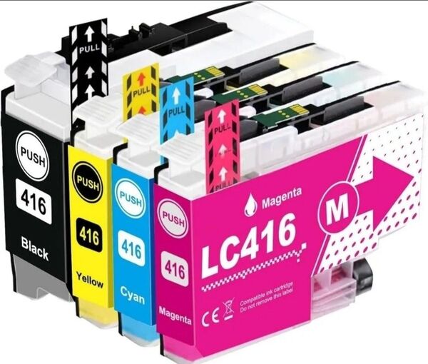 LC416-4PK Brother 純正互換インクカートリッジ 4色パック ブラザー プリンターインク