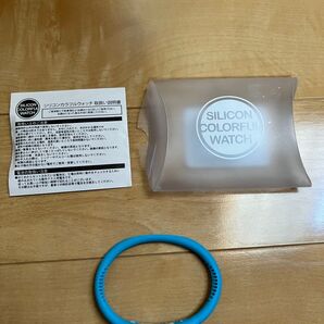 シリコンカラフルウォッチ ブルー 未使用