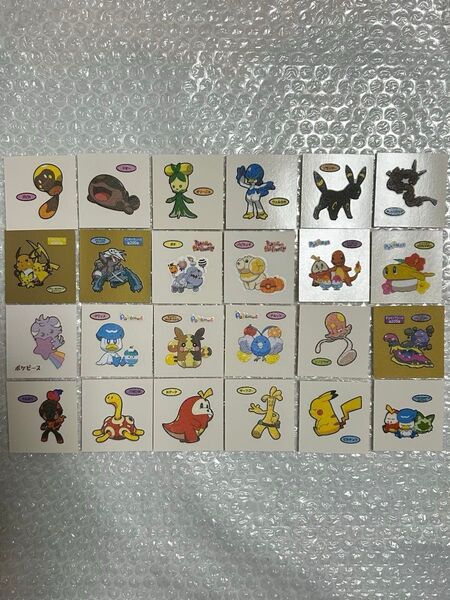ポケモンパン デコキャラシール 24枚セット