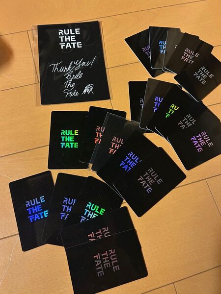 RULE THE FATE プレミアムカード20枚セット ポストカード付き