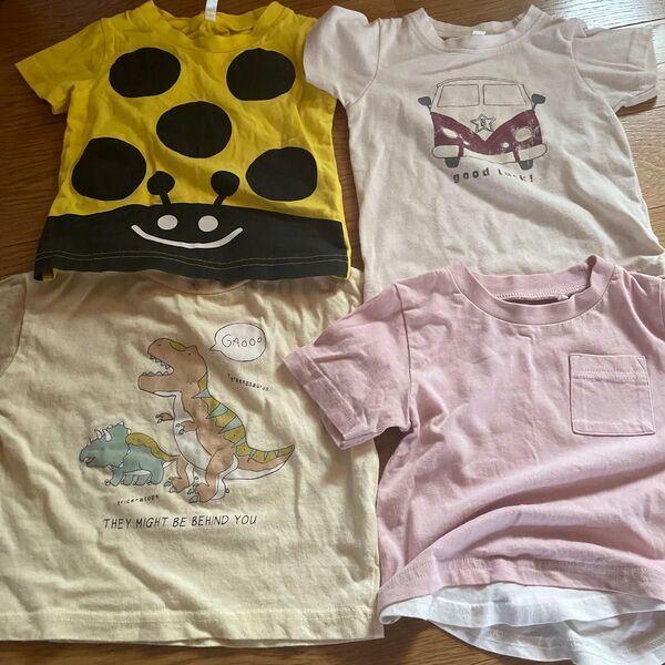 サイズ80 Tシャツ 半袖 4枚 まとめて セット 半袖Tシャツ 幼稚園 保育園