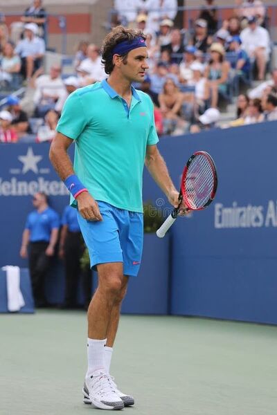 【美品】Nike ロジャー・フェデラー着用モデル 2014US OPEN 全米オープン グリーン系