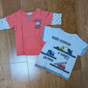 3can4on 95cm 5分袖Tシャツ 半袖Tシャツ