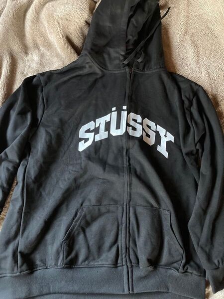 Stussy ジップパーカー ブラック Lサイズ
