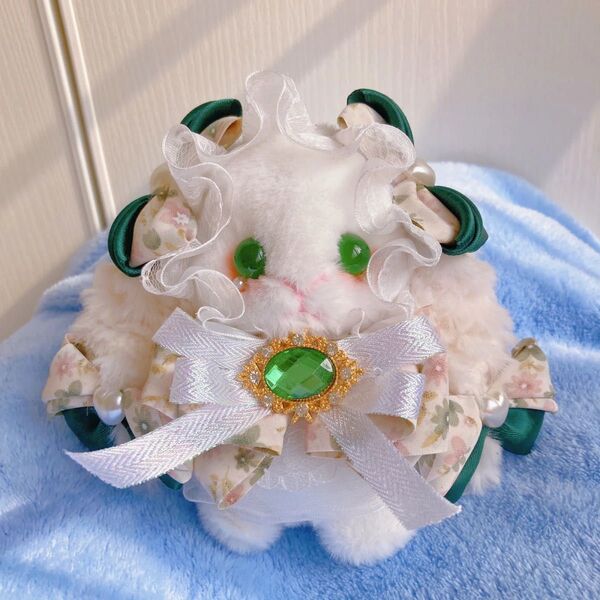 ぬいぐるみ ハンドメイド キーホルダー ふわふわうさぎキーホルダー 可愛いプレゼント ハンドメイド