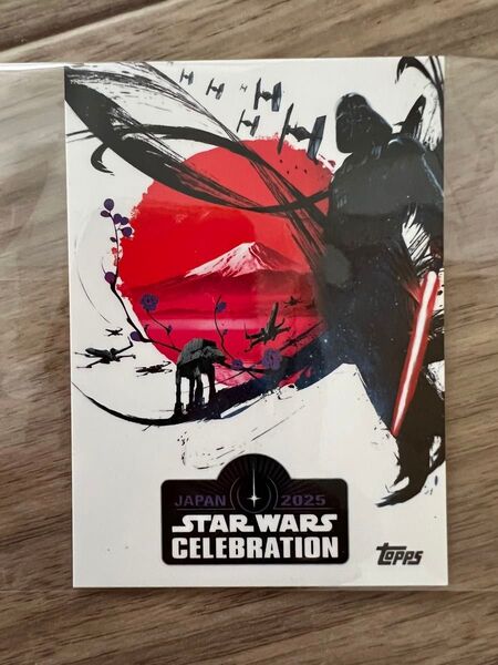 新品 未使用 送料込 STAR WARS CELEBRATION 2025 カード topps