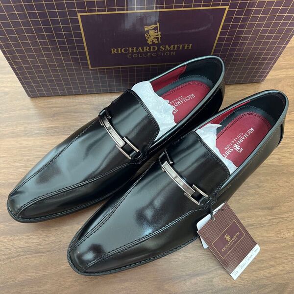RICHARD SMITH ビジネスシューズ 26cm ブラック 革靴 【新品】