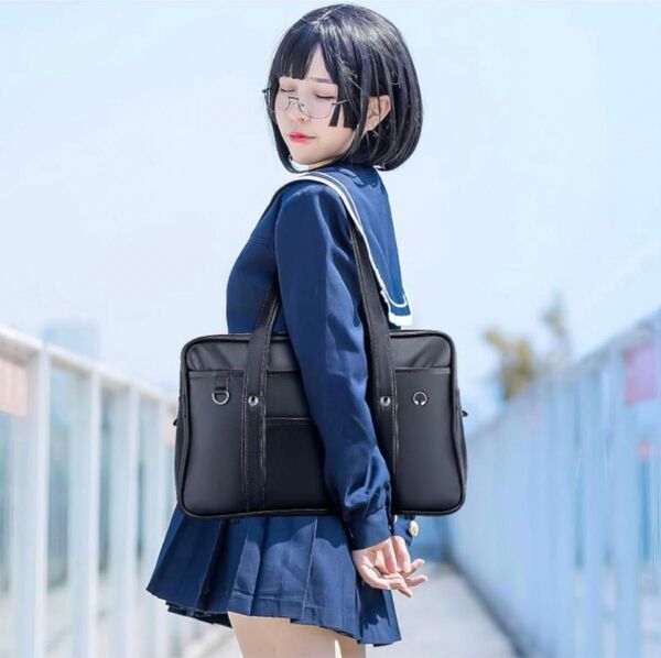 スクールバッグ 高校生 ボストンバッグ 学生鞄 大容量 合皮 通学 男女兼用