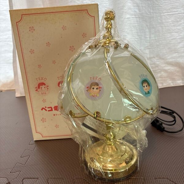 不二家 ペコ電気スタンド 非売品 ペコちゃん ポコちゃん タッチセンサーライト