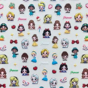 【D17】Disney ネイルシール ディズニープリンセス