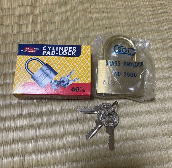SOL 南京錠 No2500 60㎜