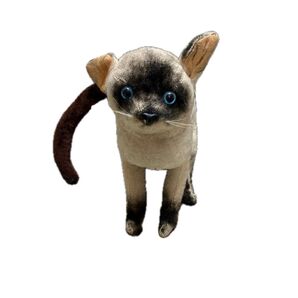 お値下げ アンティーク シャム猫 ぬいぐるみ