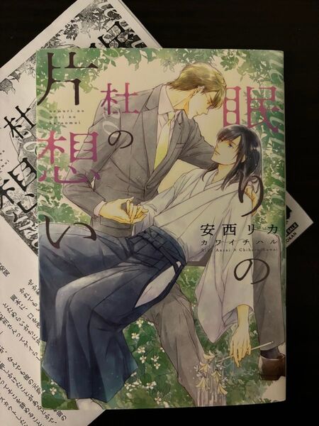 BL小説●安西リカ●眠りの杜の片想い●ディアプラス文庫