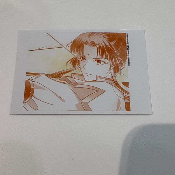 【未使用】漫画「魔道祖師」コラボカフェ ~桜茶館~特典インスタントカメラ風 ブロマイド 金凌 マンガ展