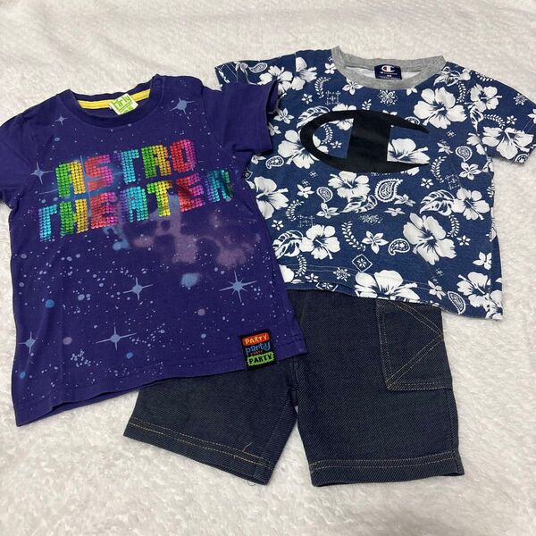 夏の3枚セット 90 95 子供服 半袖
