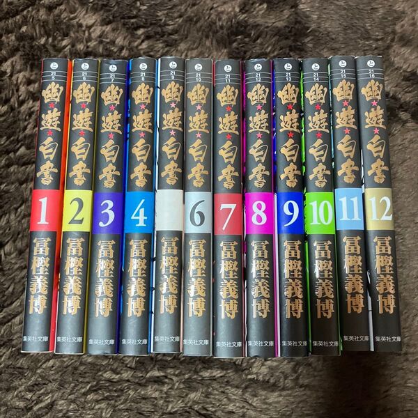 幽遊白書 文庫版 全12巻セット